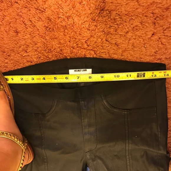 Helmut Lang Genuine Designer Leather Leggings - Picture 5 of 8